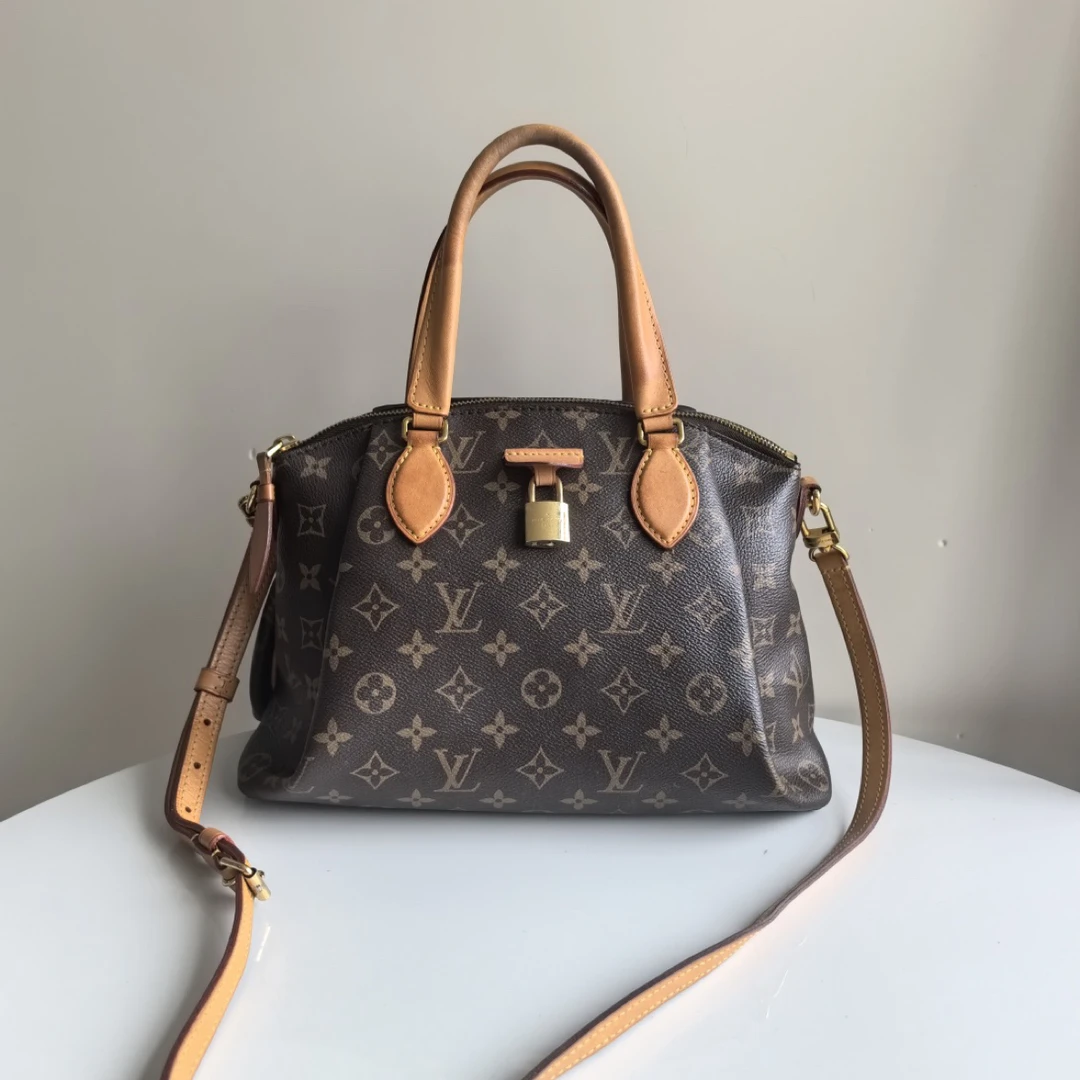 99新 LouisVuitton/路易威登 新款老花小号饺子手提包