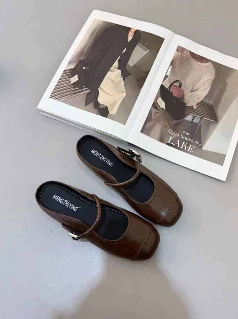 DZG（208-2 #福）复古气质英伦风舒适单鞋
