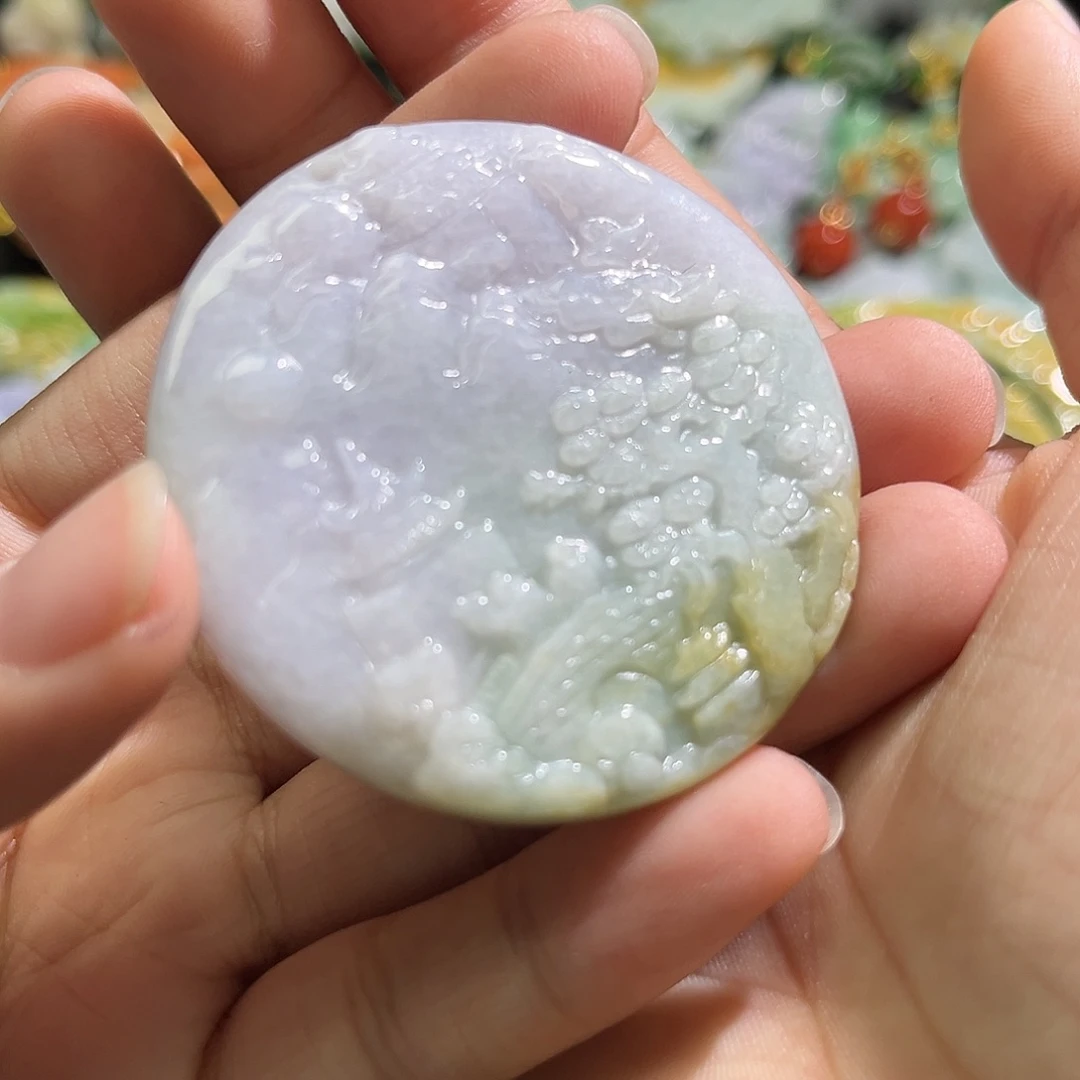 翡翠未镶嵌颈饰待编织