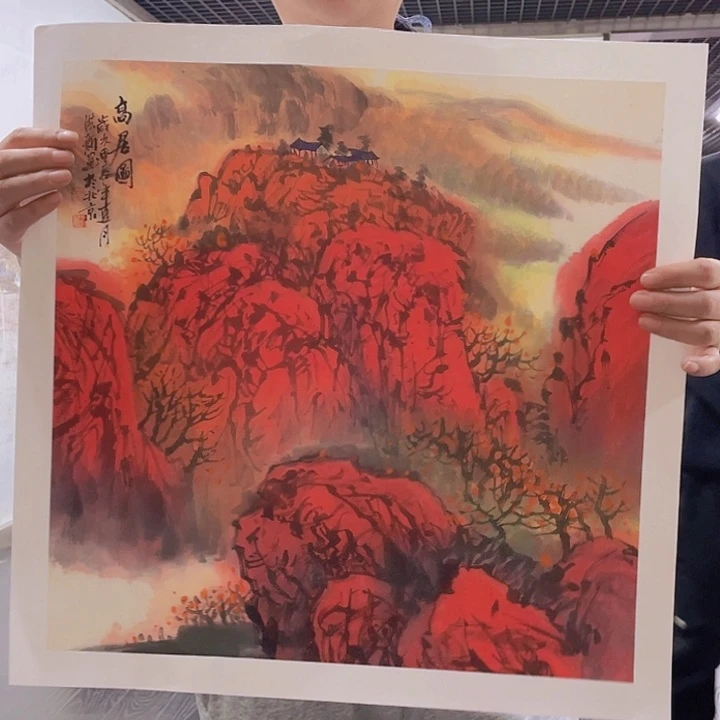 国画宋庄的一个小镇