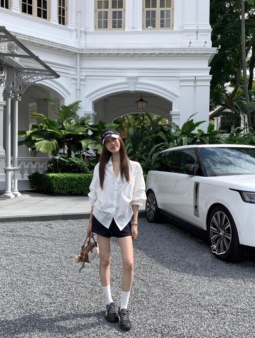 【会凹造型的白衬衫】韩版高级感泡泡袖上衣女气质收腰显瘦衬衫