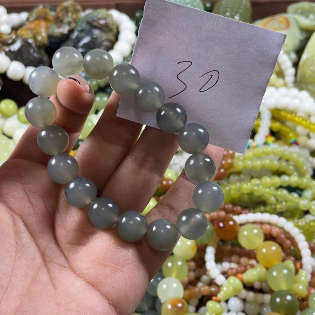 *****蛇纹石玉未镶嵌手把件