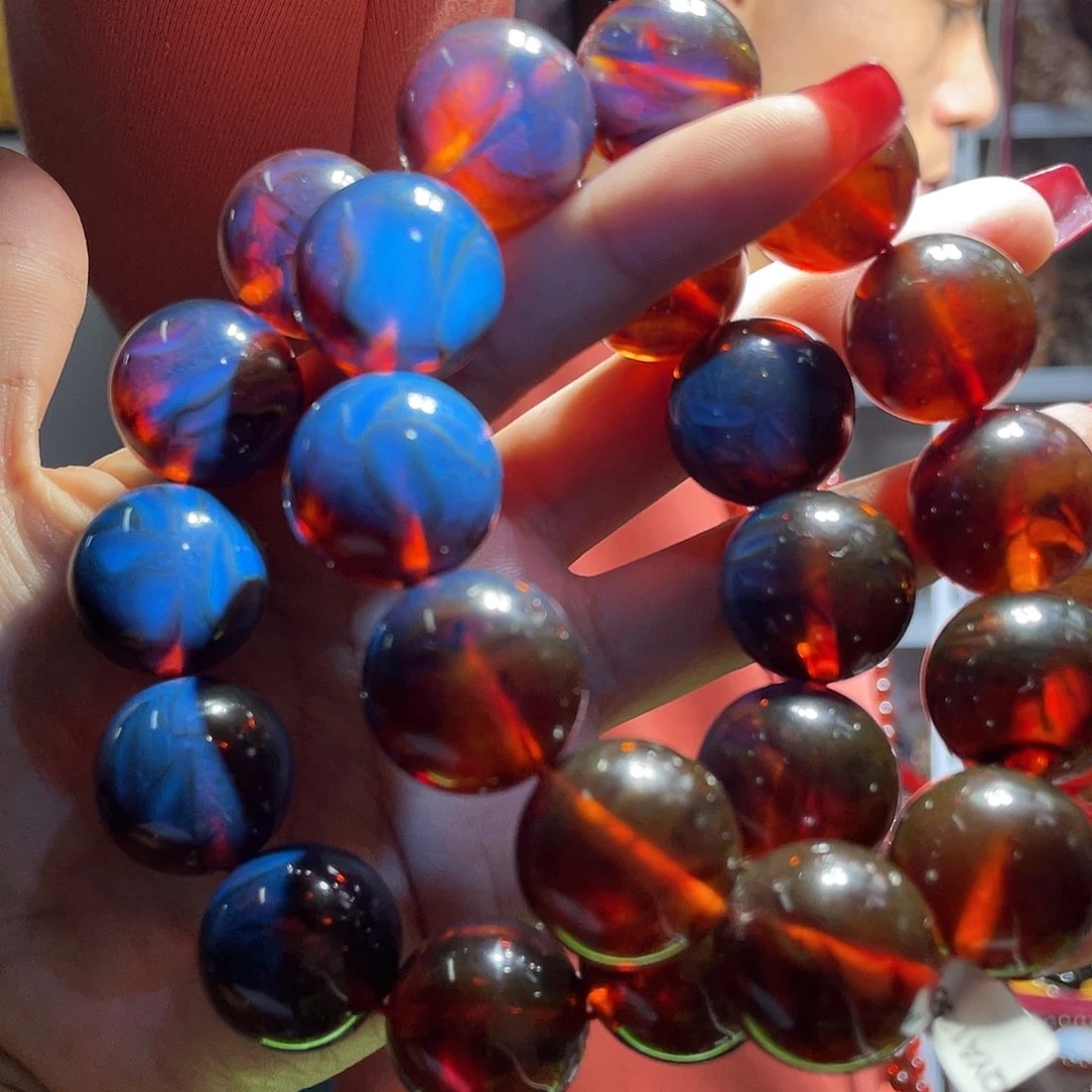 琥珀手链未镶嵌琥珀蜜蜡08