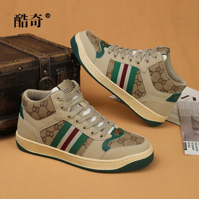 【经典高帮】脏脏鞋高帮冬季加绒情侣款复古潮鞋轻奢时尚休闲板鞋