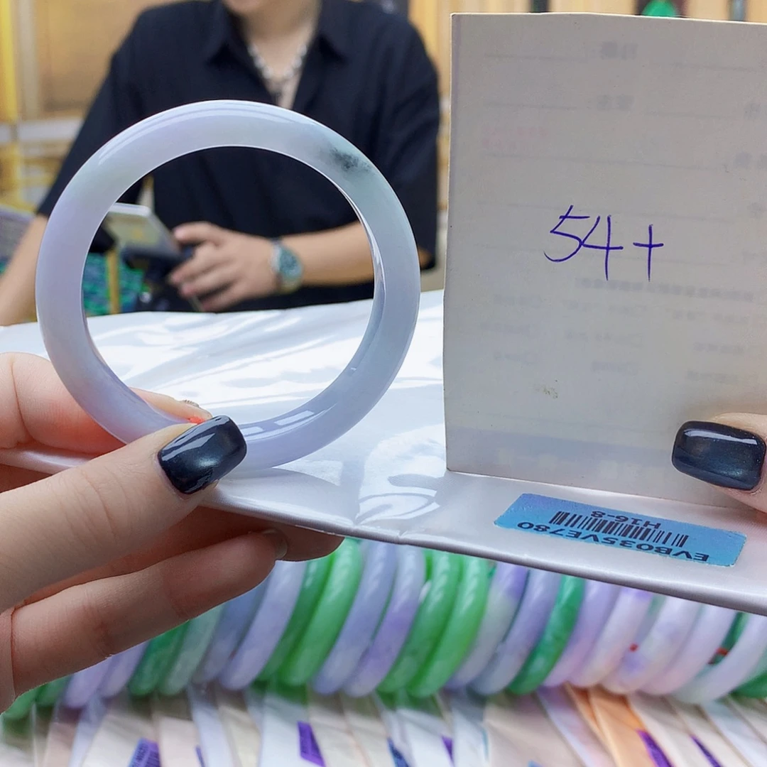 翡翠未镶嵌手镯bjj