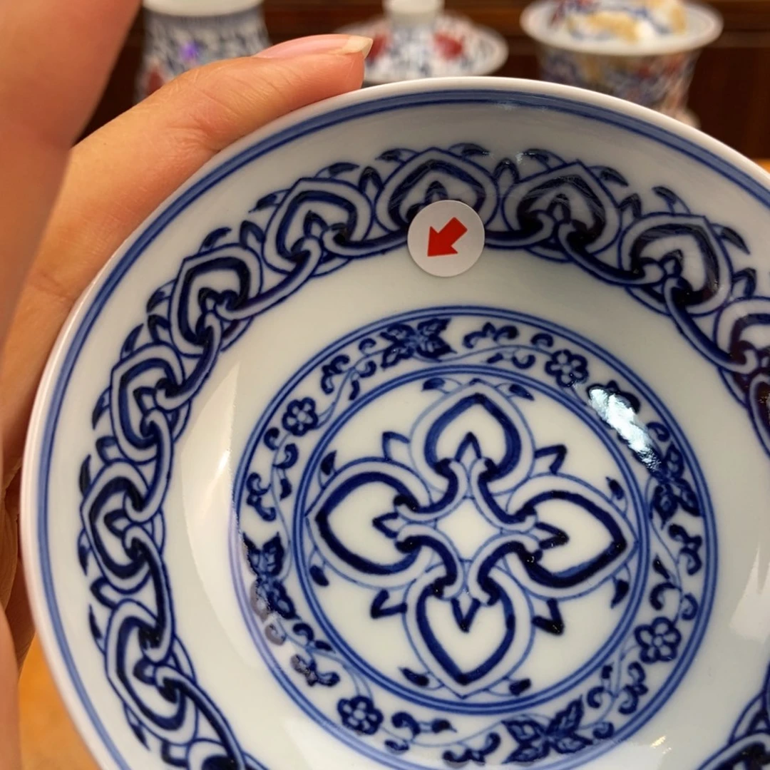 手绘现代茶具非古董