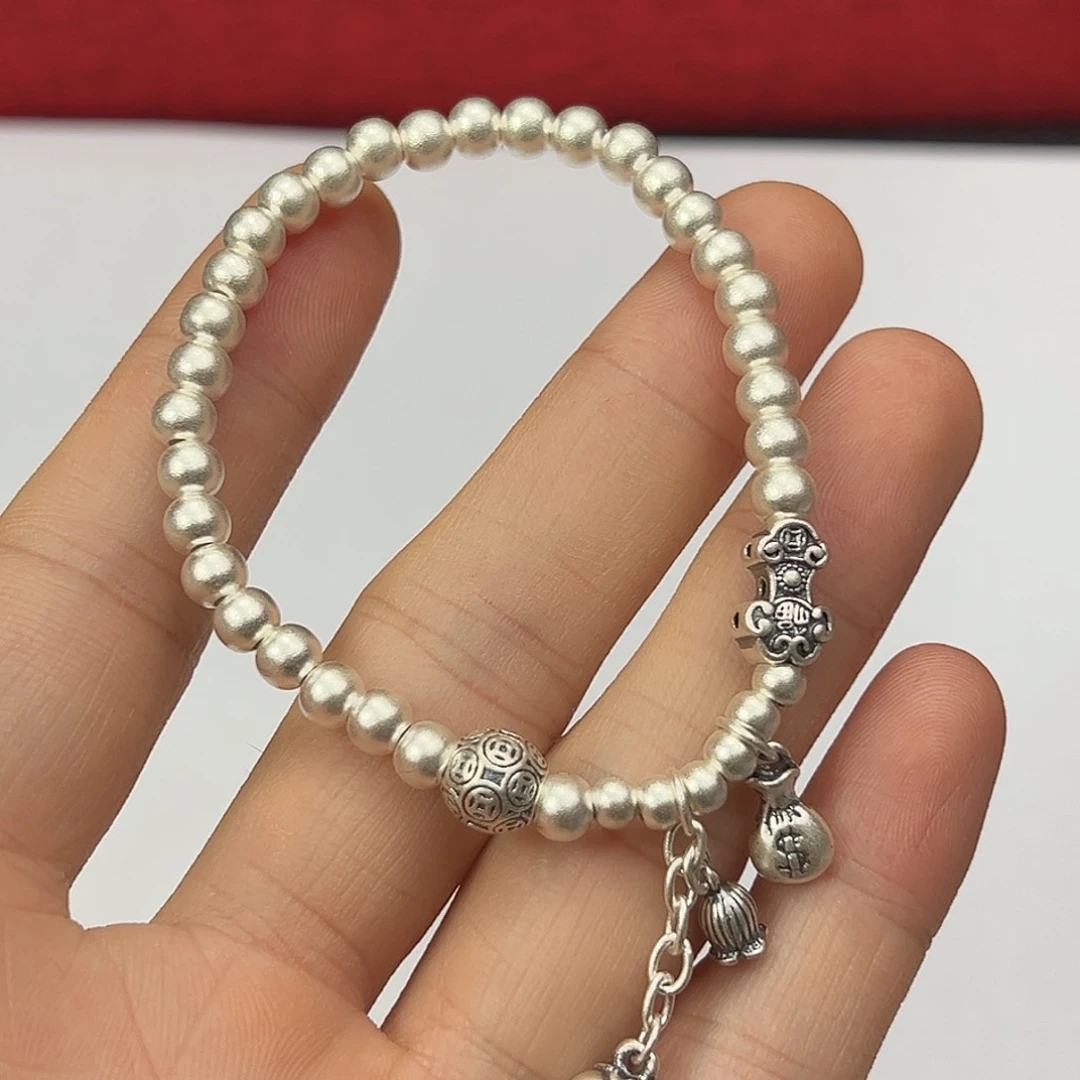 无足银足银手工手链