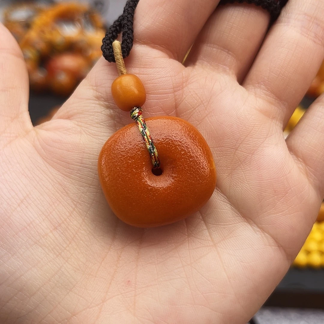 琥珀未镶嵌手链藏扣