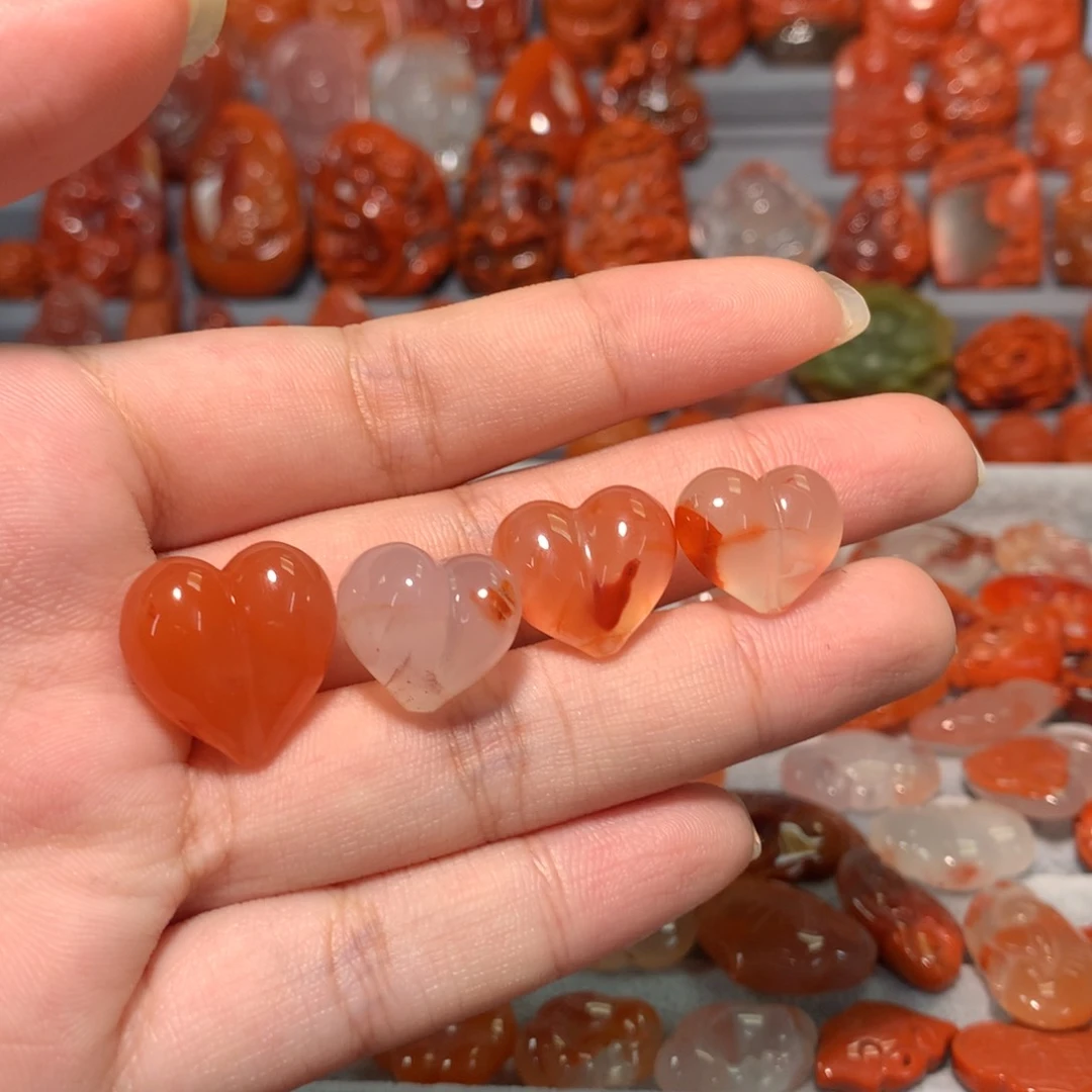 【闪购商品】未镶嵌屁桃南红玛瑙