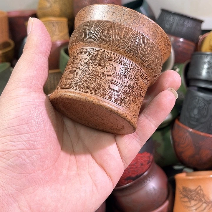 茶杯紫砂全手工紫砂主人杯