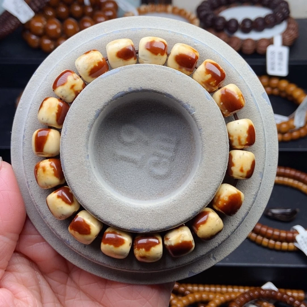 紫金鼠手串10.8mm火焰纹精品