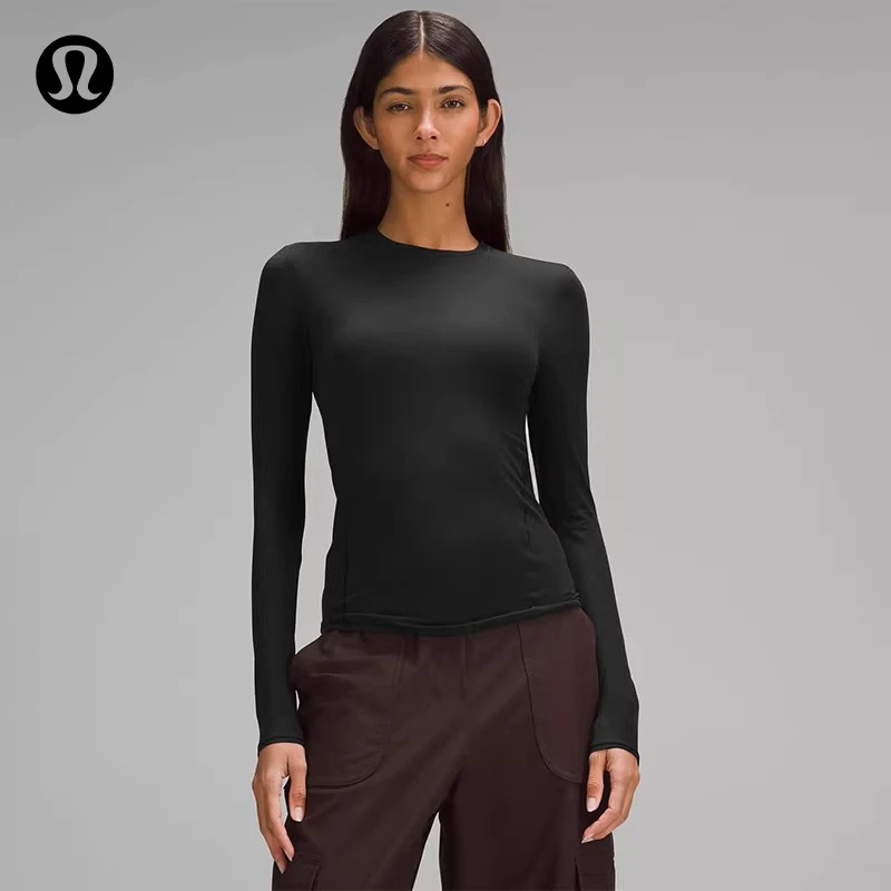 Nulu™女士圆领长袖 T 恤速干芯吸丨lululemon丨LW3HPRS