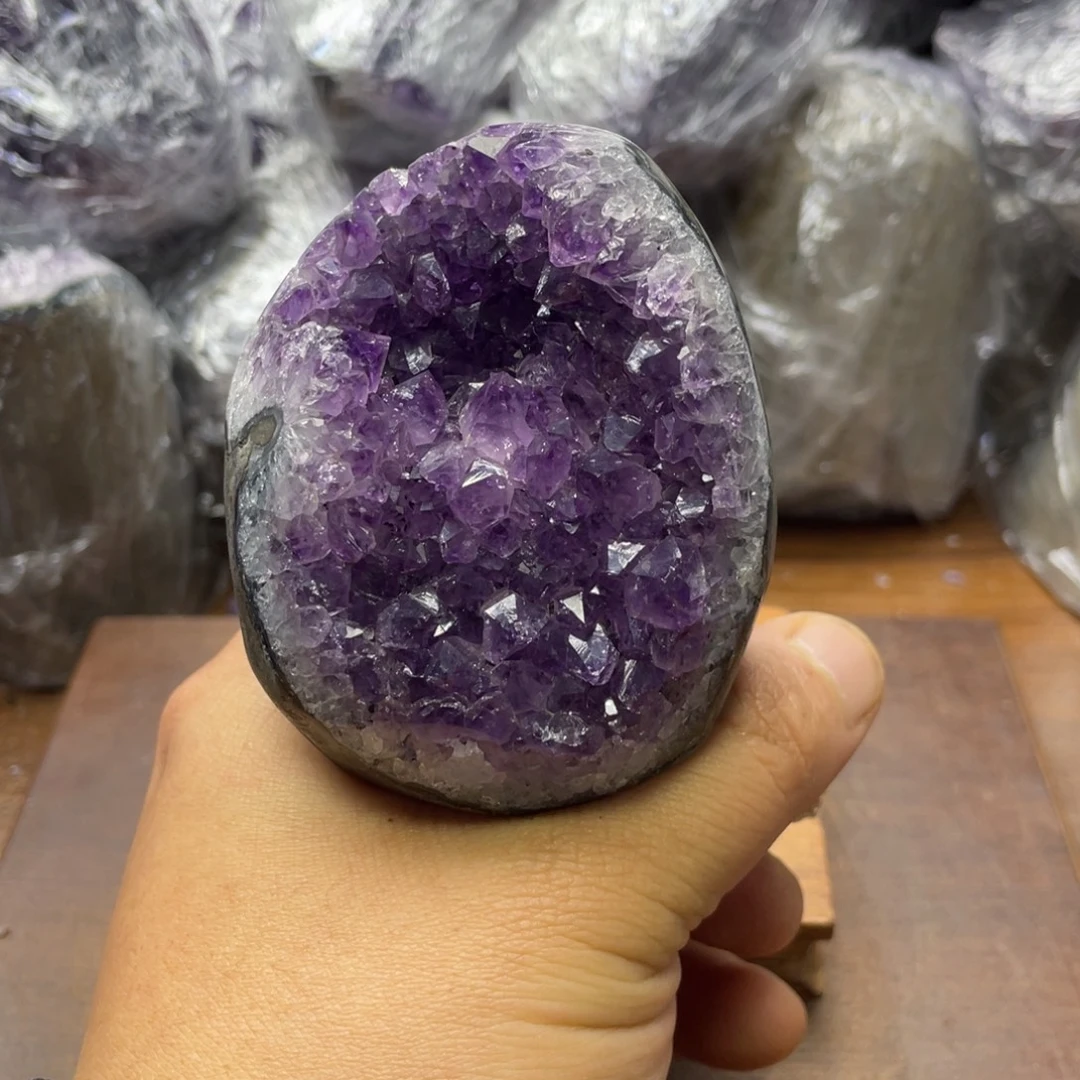 未镶嵌紫晶摆件紫晶