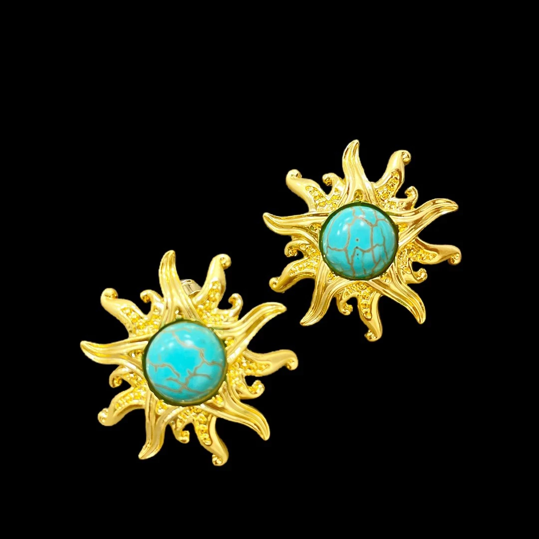 铜合金耳饰 200900时尚手作耳钉孤品