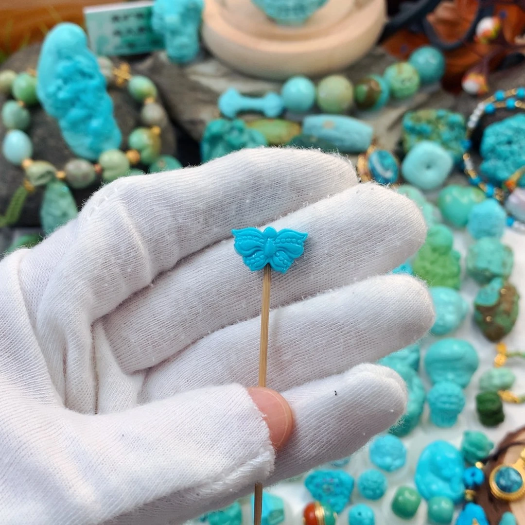 未镶嵌绿松石珠宝半成品