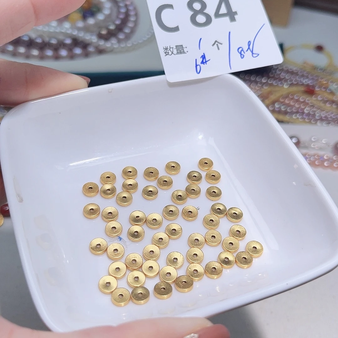 银S925镶嵌水晶珠宝半成品C84。