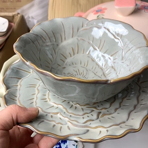 盘陶瓷制品满25拼单发货默认微瑕