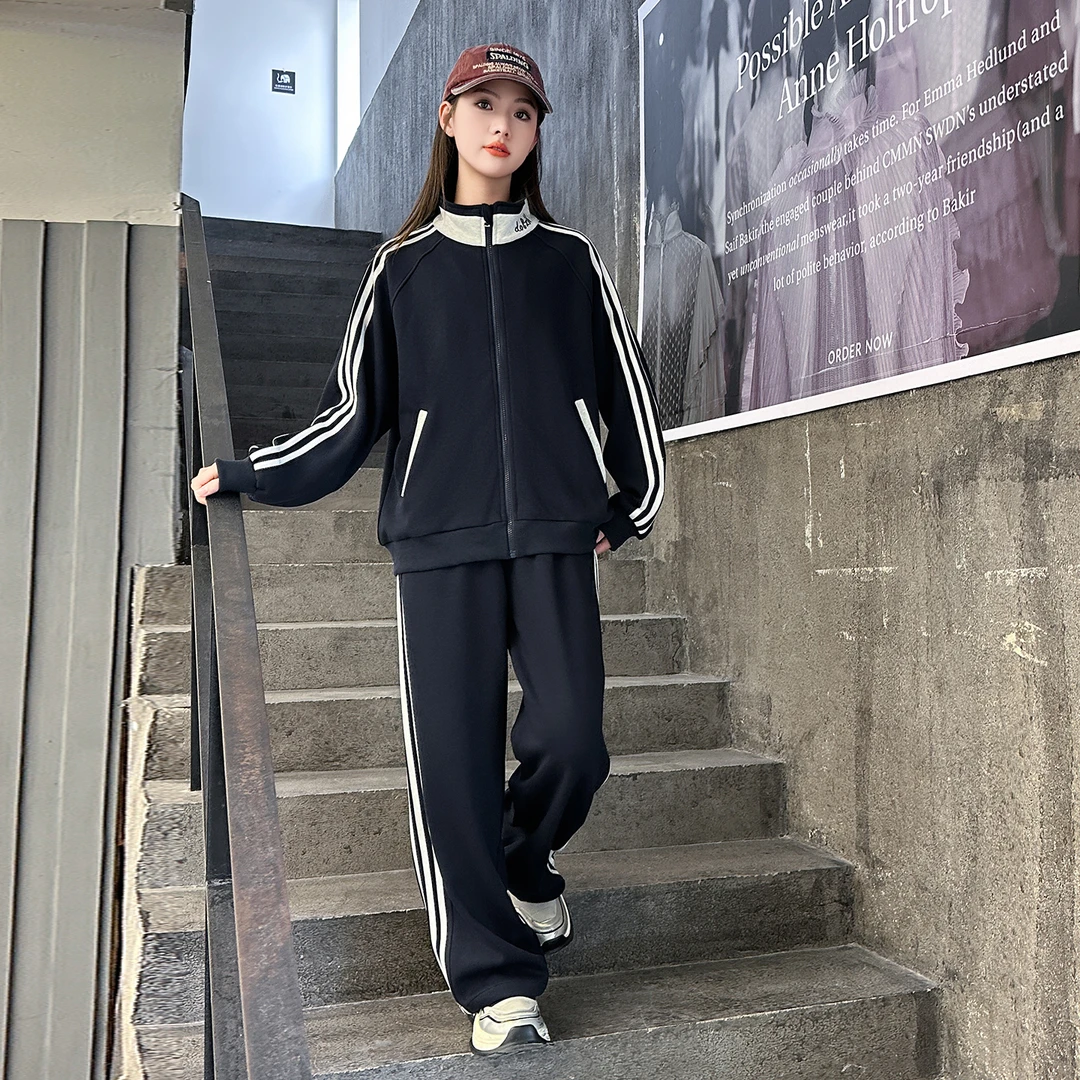 女大童秋季运动套装2025新款儿童洋气青少年12女童15岁超好看衣服