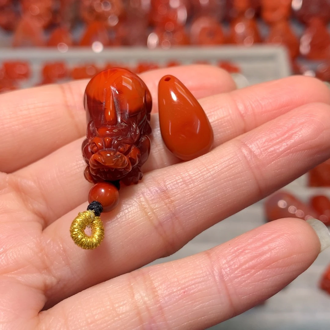 【闪购商品】未镶嵌配饰南红玛瑙小*年