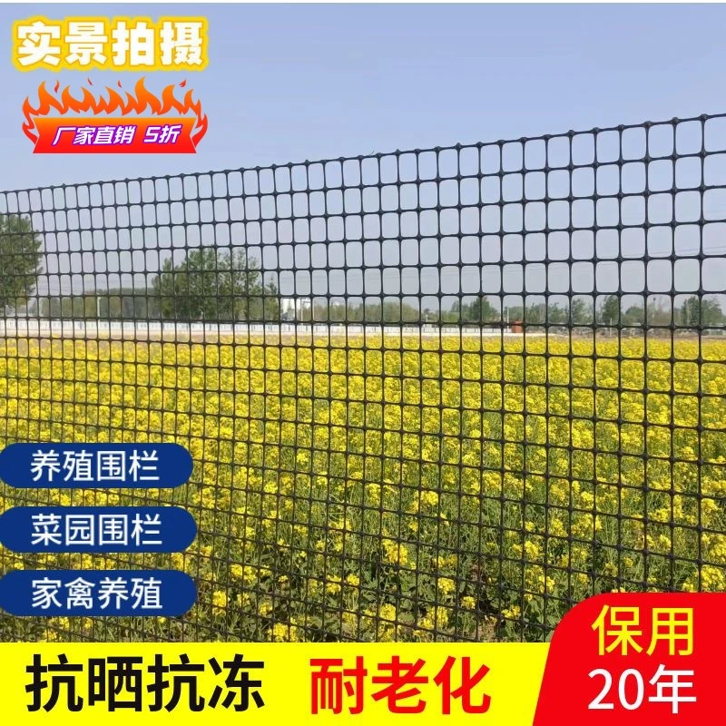 阳台防漏塑料网格阳台防盗窗晾晒防护网防猫网儿童防扔防坠安全网