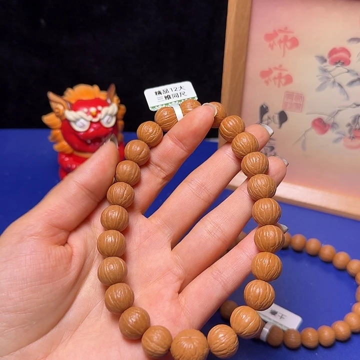 波***️猴头核桃手串聚宝盆