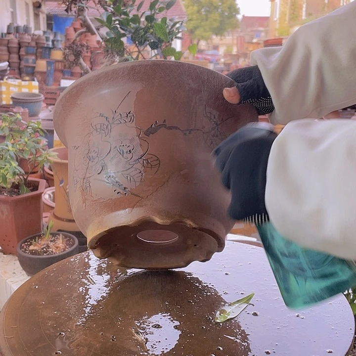 紫砂宜兴紫砂平角金钟30