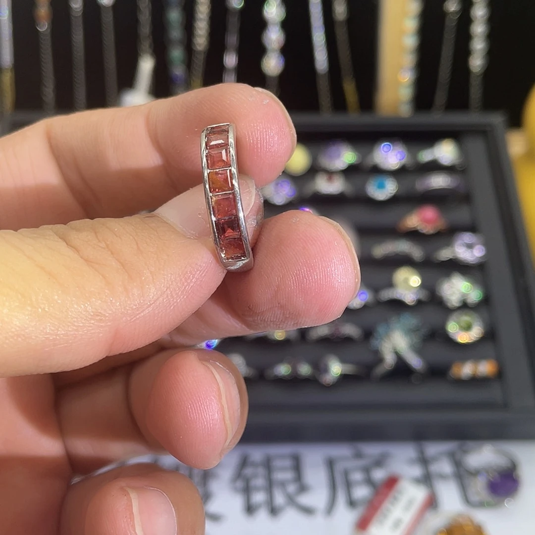 石榴石戒指合金戒指