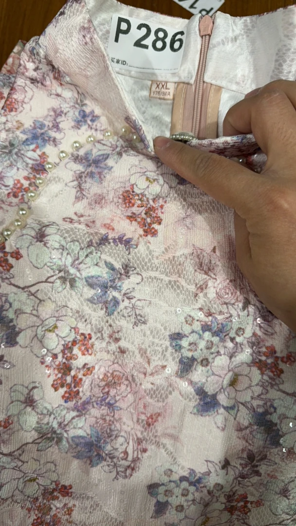 -286-瑕-------改良款旗袍