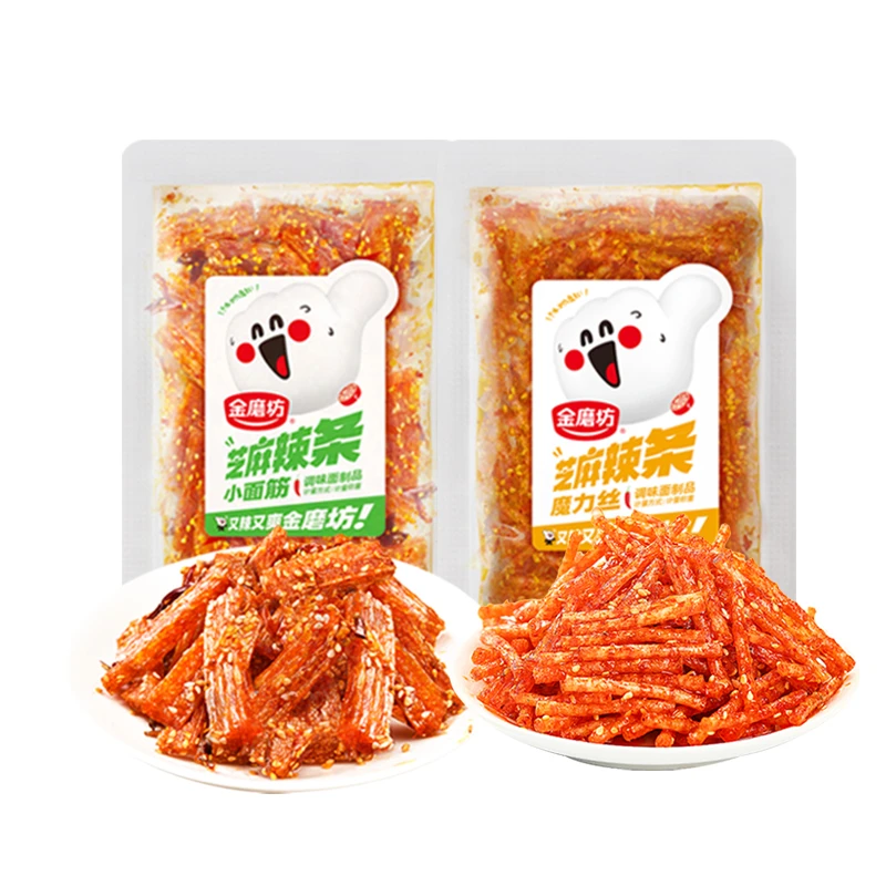 金磨坊芝麻辣条小面筋魔力丝混合口味10小包