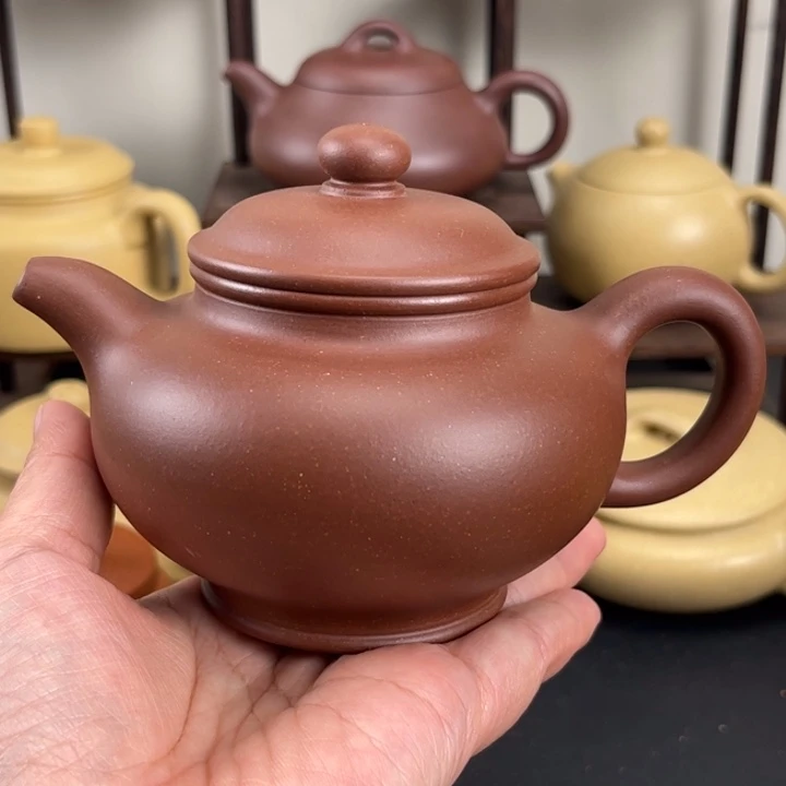 小***痘茶壶紫砂全手工掇只