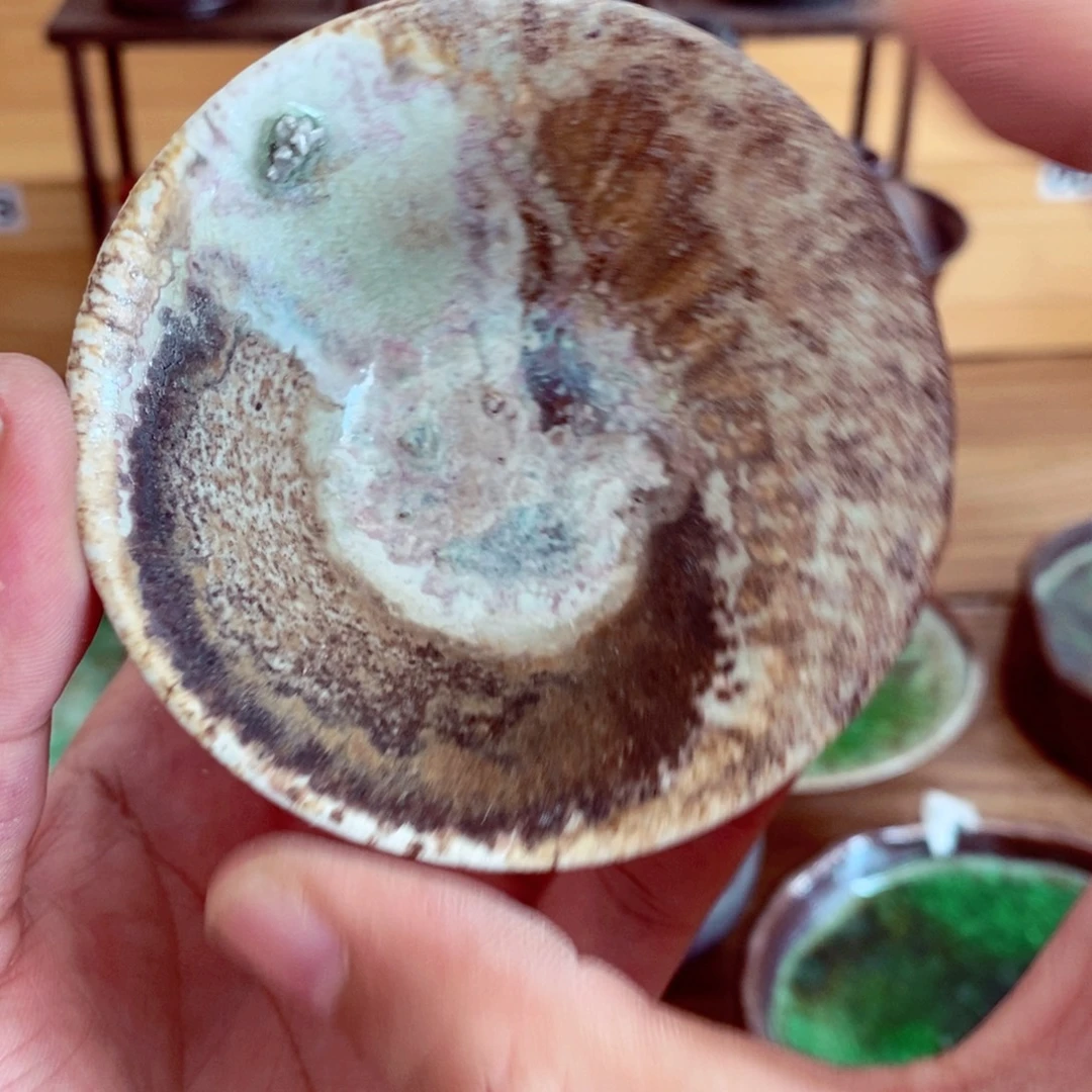 柴烧茶具陶瓷杯子