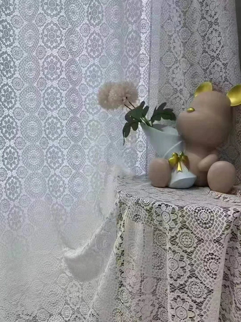0007圆圆满满太阳花蕾丝成品纱