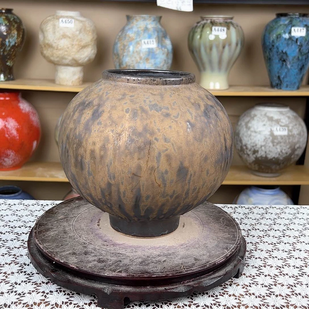 陶瓷118花瓶摆件创意的