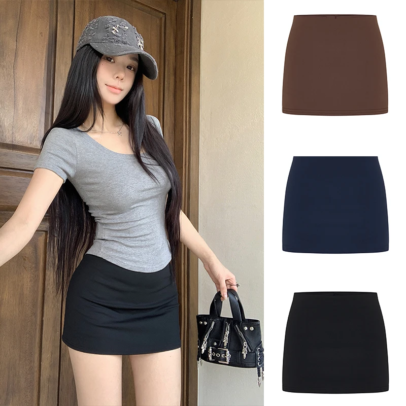 Moses Queen/魔西女王欧若风辣妹超短裙女低腰包臀裙瑜伽运动短裤