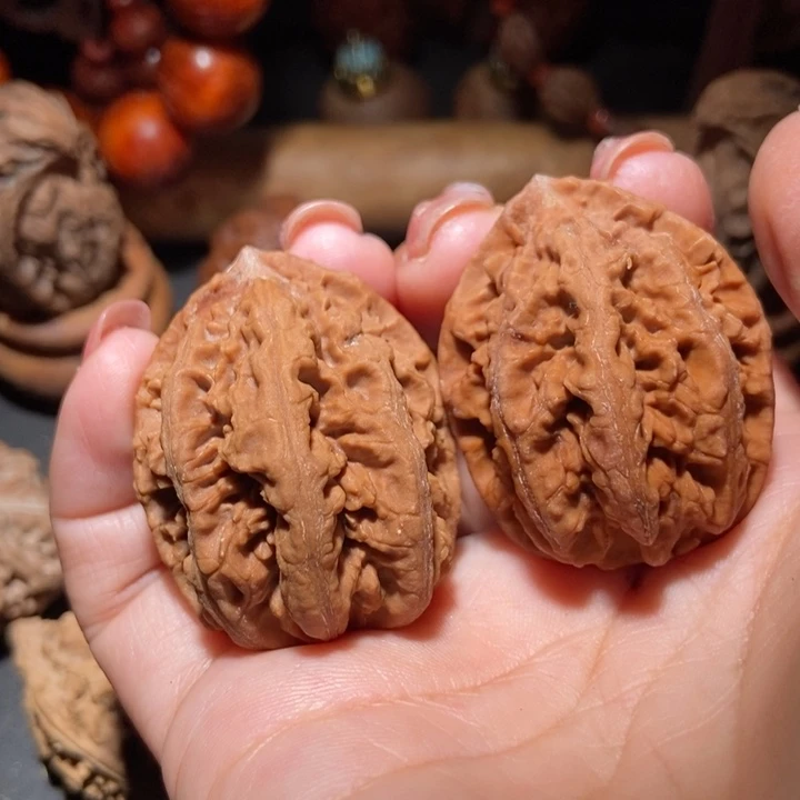 把件文玩核桃东北楸子小雪114