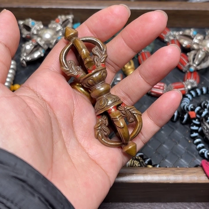 颈饰玻璃藏传喜马拉雅