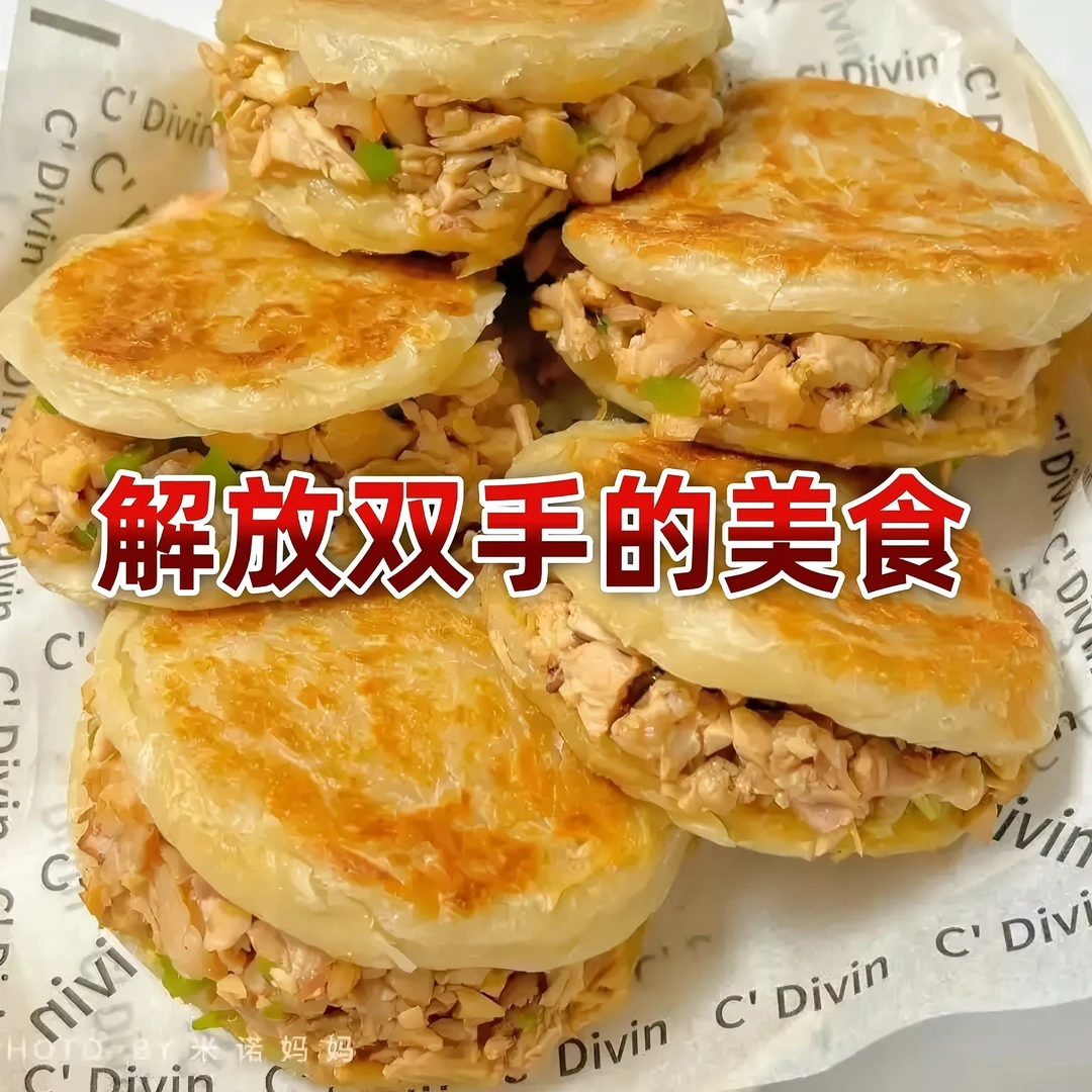 【坏单包赔】易起层正宗老潼关千层饼肉夹馍胚商用批发半成品速食餐