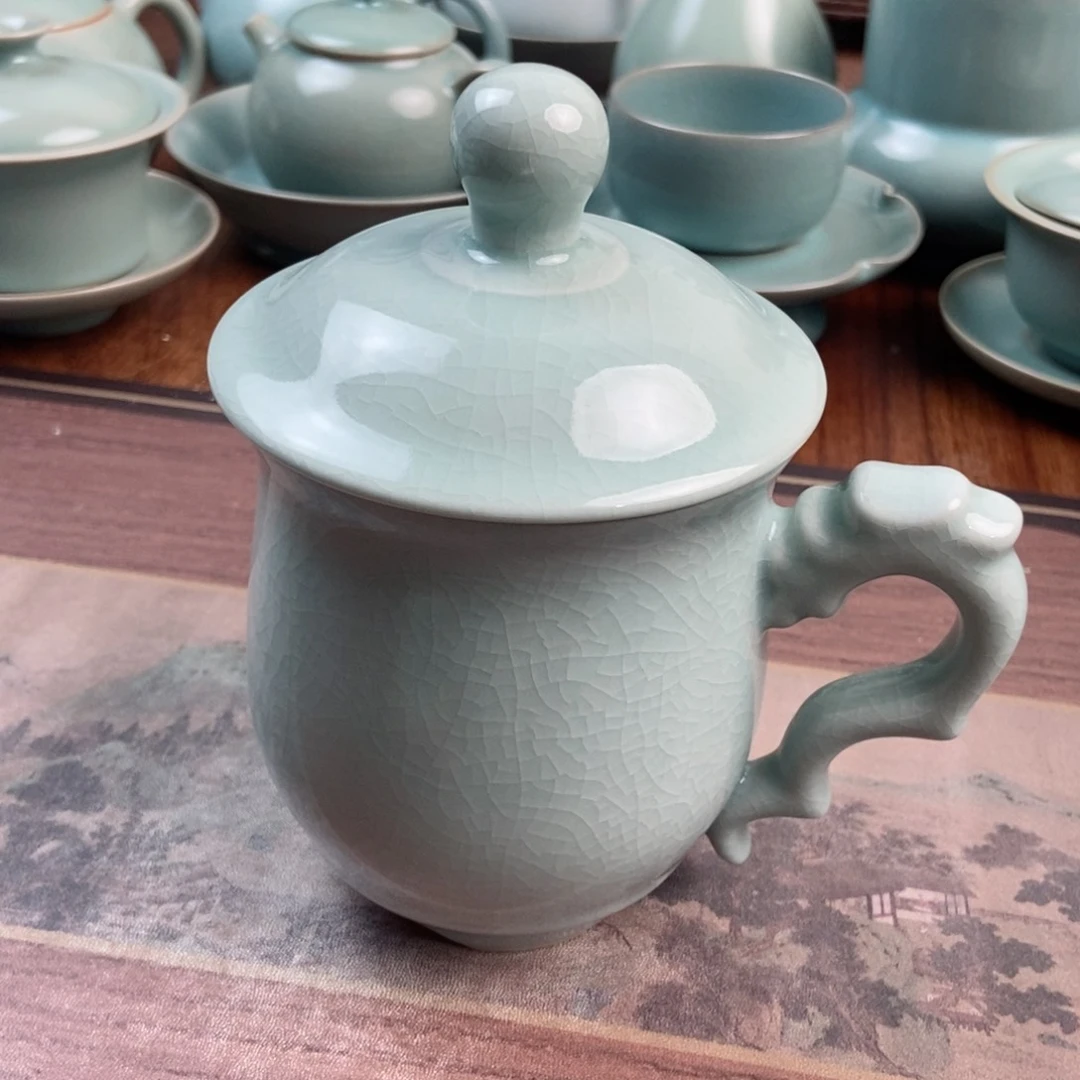 摆件原产地原矿汝瓷～茶器