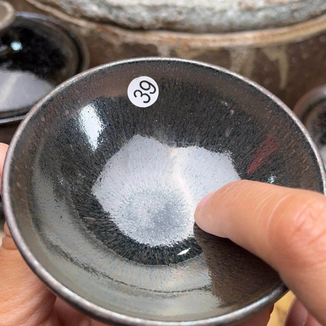 茶盏义兴龙窑坚持真柴烧微瑕