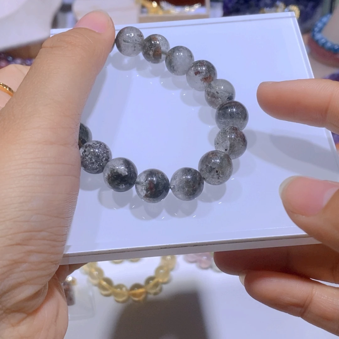 水晶未镶嵌手链绿幽灵漏单