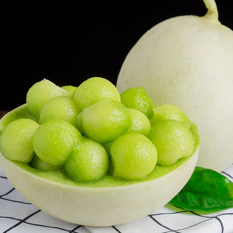 【春涧浅雨】海南玉菇蜜瓜4.5斤2个/8.5斤3-4个