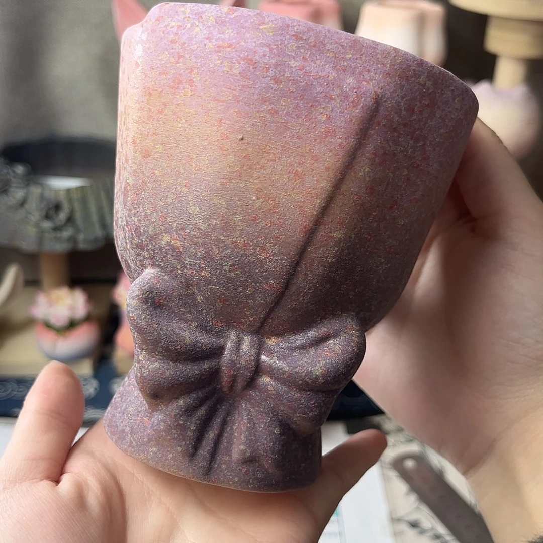 10*12 中花束花盆 手工喷彩默认微瑕