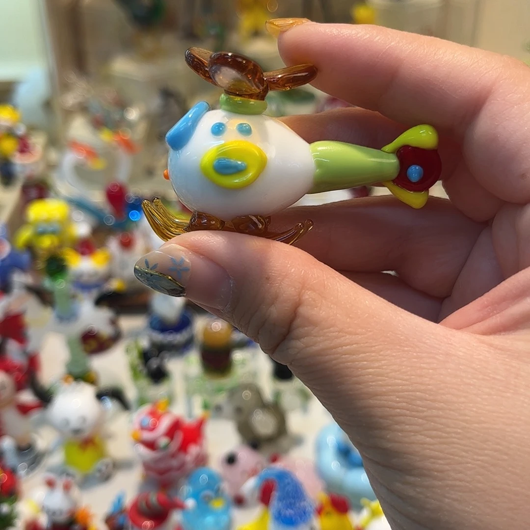 琉璃手工艺品飞机