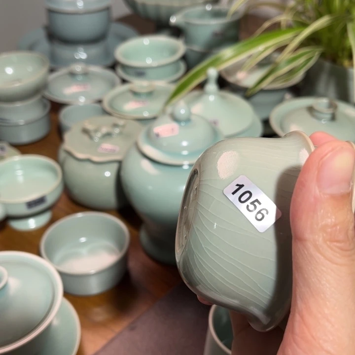 瓷***家汝瓷1056 青鸾汝瓷汝州发货