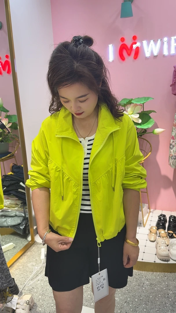 [ W i F i ]615女夏季短款落肩袖薄款防晒短外套
