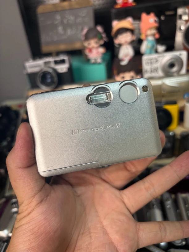 95新 Nikon/尼康 S3人像粉白皮配件齐全no退no换