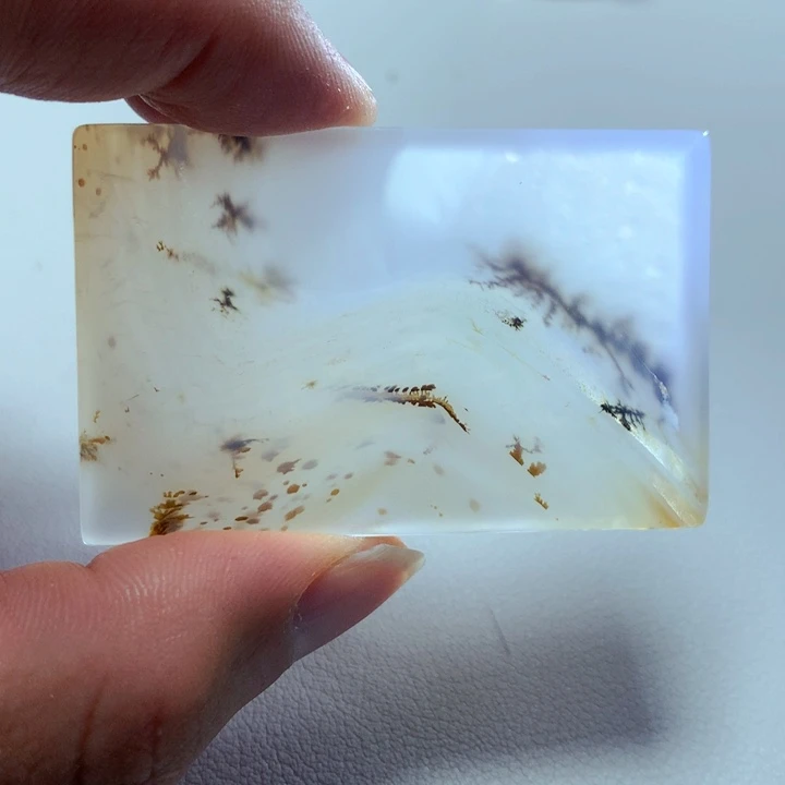 玛瑙/玉髓颈饰未镶嵌心**旧