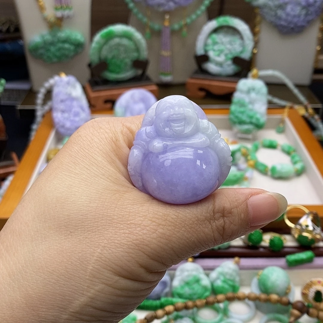 翡翠未镶嵌颈饰吊坠