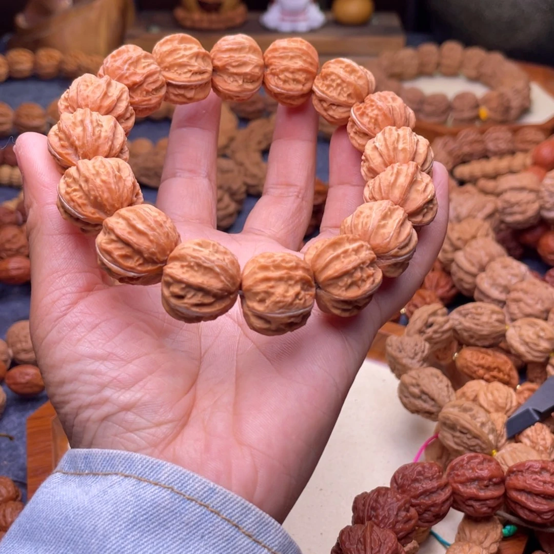 炸***子吊坠文玩核桃京八棱