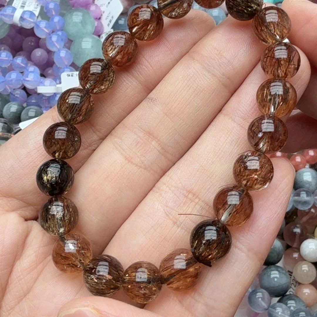 手链水晶未镶嵌黑金超9.3mm